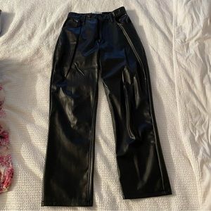 Abercrombie & Fitch curve love vegan leather pants